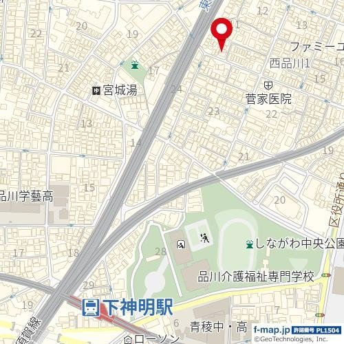 レクス大崎の地図