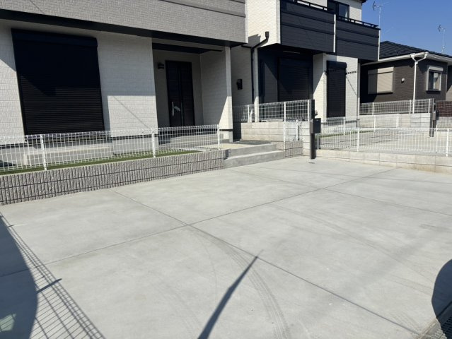 野田岩名2丁目　新築戸建　E号棟の前面道路含む現地写真|2026年2月完成予定(^^)是非お問い合わせ下さい。