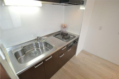 【キッチン】 | 愛マンション | 2口ガスコンロが使えるキッチンです