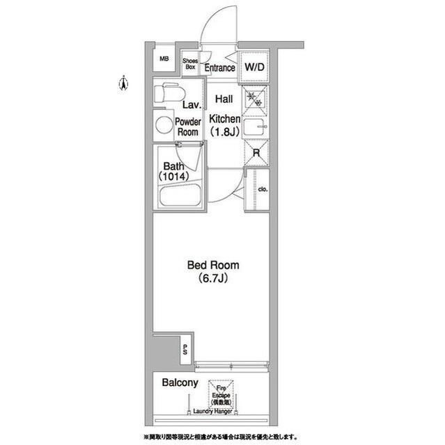 コンフォリア本所吾妻橋の間取り
