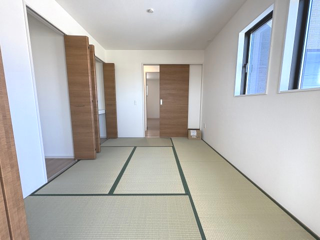 【和室】 | 糸島市志摩師吉8期・平屋　2号棟（全7棟）【仲介手数料無料・0円】 | 現地写真。1階和室です。