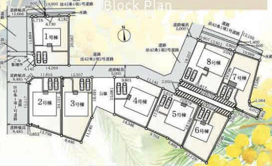 【区画図】 | CRADLE GARDEN 加須市水深第3　新築戸建　全8棟　3号棟