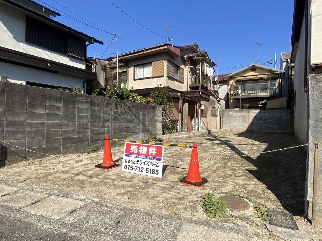 修学院狭間町 建築条件無 土地の外観