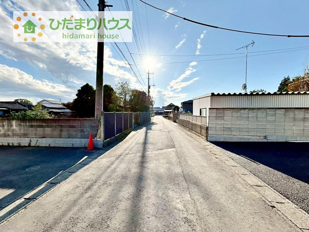 【前面道路含む現地写真】 | つくば市大曽根第1　新築戸建　1号棟 | 第三者機関による、住宅性能評価付です！！