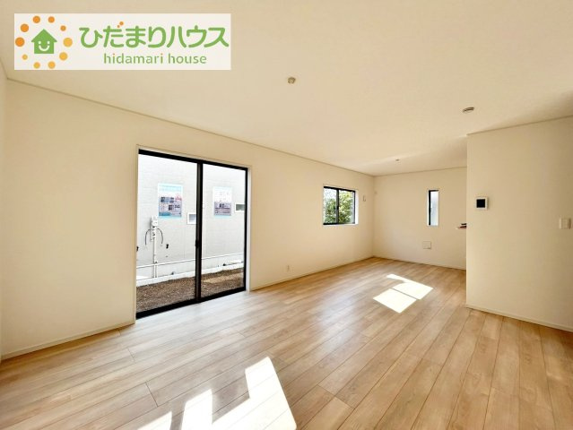 【居間・リビング】 | つくば市大曽根第1　新築戸建　1号棟 | 大型テレビに大型ソファー(^^)どんなインテリアにしますか？