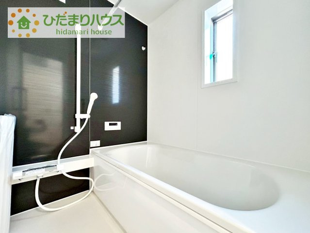 【浴室】 | つくば市大曽根第1　新築戸建　1号棟 | 大人が足を伸ばしても十分な広さ！一人でゆっくりくつろぐ時間も大切です！