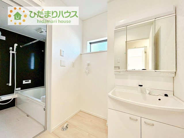 【独立洗面台】 | つくば市大曽根第1　新築戸建　1号棟 | シンプルで使い勝手の良い独立洗面台！