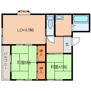 コーポ・アルビレオの間取り