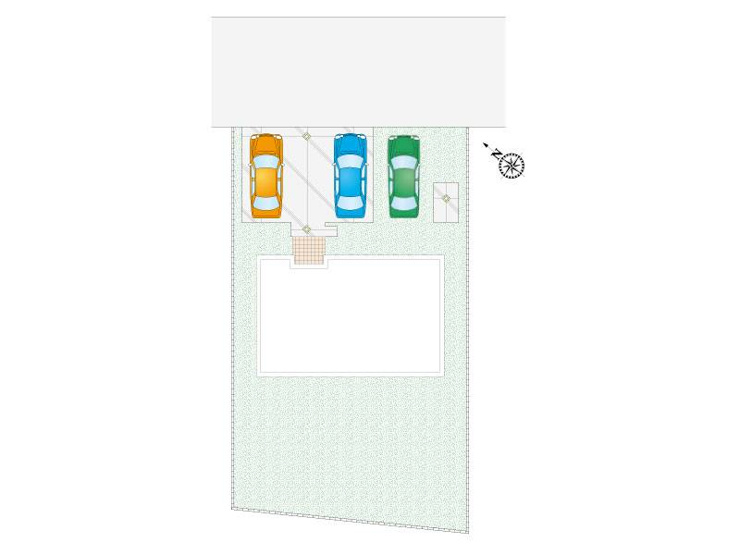 小山市間々田　新築戸建3の区画図