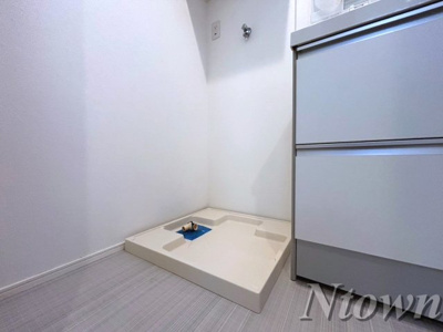 【設備】 | ハーモニーテラス靖国町 | 洗濯機置き場です