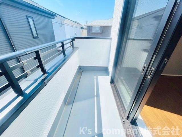 茅ヶ崎市中海岸４丁目　新築戸建　１号棟のバルコニー|バルコニー☆