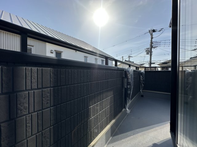 神戸市西区玉津町新方新築戸建のバルコニー