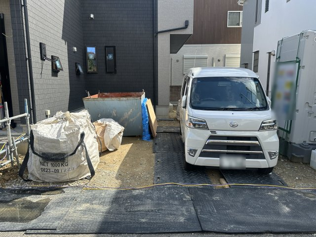 神戸市西区玉津町新方新築戸建の前面道路含む現地写真|2025年11月30日撮影