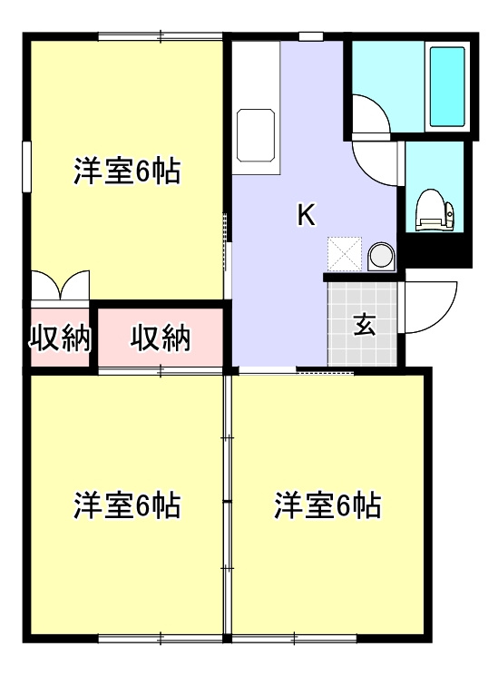 コートヴィレッジの間取り