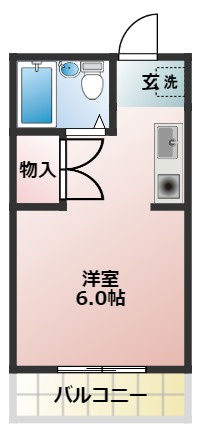 【間取り】 | アリス太田第5