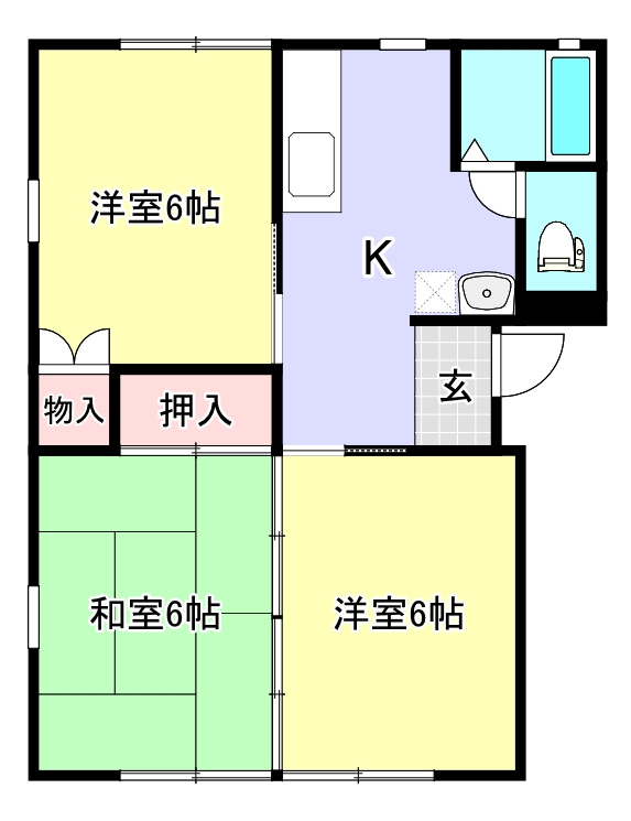 コートヴィレッジの間取り
