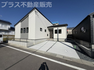 【外観】 | 完成しました。物件内部もご見学頂けます。プラス不動産販売にお任せ下さい。