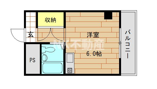 【間取り】 | ヴィラ・オビラ（高井田賃貸） | 間取りです