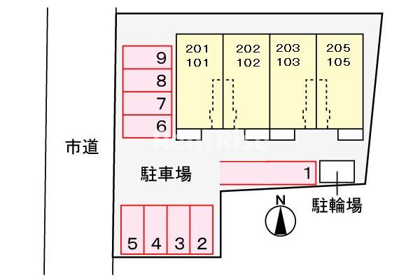 プリムローズの駐車場|駐車場