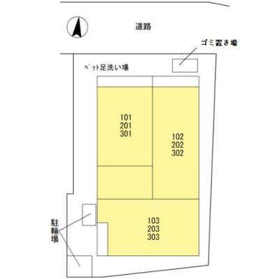 【区画図】 | D-room中桜塚