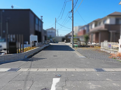 【前面道路含む現地写真】 | 三重郡川越町大字当新田 | 前面道路