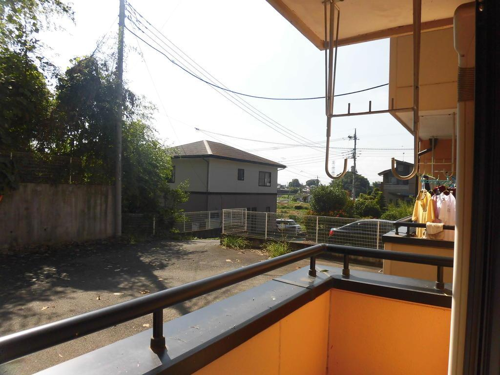 OKハイツのバルコニー