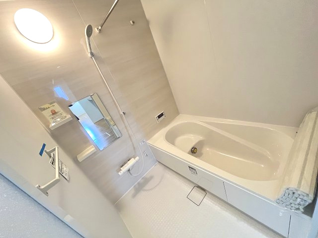 【浴室】 | 糸島市志摩師吉8期・平屋　7号棟（全7棟）【仲介手数料無料・0円】 | 現地写真。浴室です。