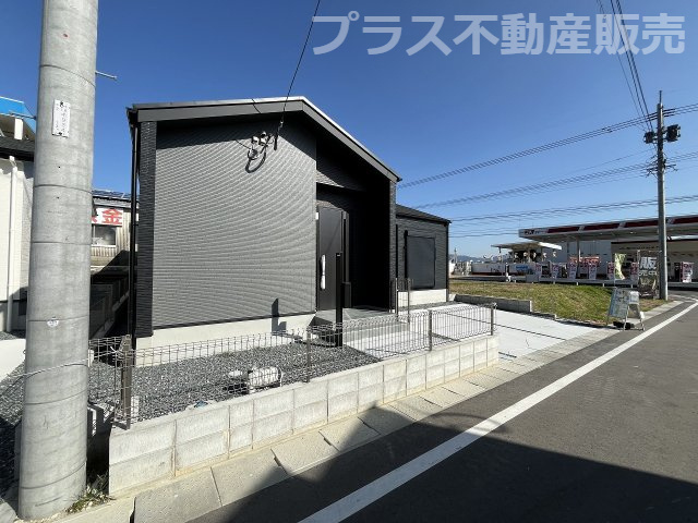 【外観】 | 糸島市志摩師吉8期・平屋　7号棟（全7棟）【仲介手数料無料・0円】 | 現地写真。プラス不動産販売なら、現場の全ての棟をまとめてご見学頂けます。