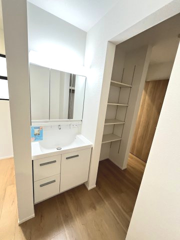 【洗面所】 | 糸島市志摩師吉8期・平屋　7号棟（全7棟）【仲介手数料無料・0円】 | 現地写真。