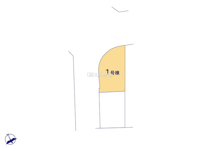 日立市東町3期　新築戸建　1号棟の区画図