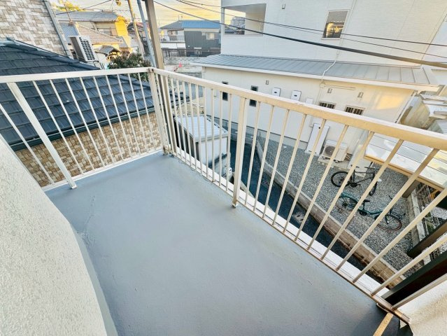 的形町戸建のバルコニー