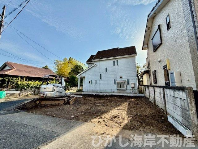 茅ヶ崎市松林3丁目　新築戸建　の外観|11月7日撮影　造成工事中　現地外観