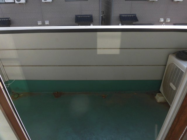 ハイツグレイスＣ棟のバルコニー