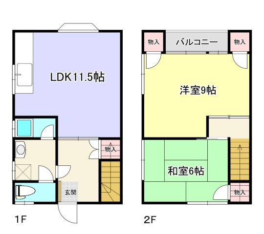 ハイツグレイスＣ棟の間取り