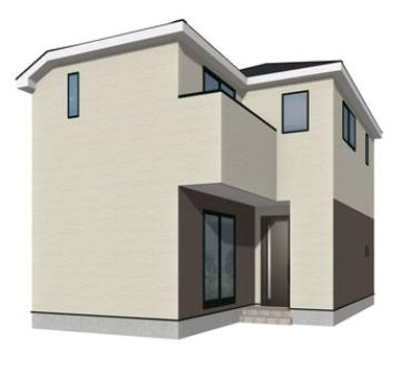 【外観パース】 | 我孫子市湖北台第24　新築戸建　5号棟 | 湖北駅徒歩5分で通勤・通学も安心です(*^^*)