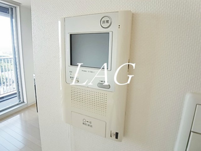 【セキュリティ】 | パークフラッツ松戸 | モニター付きインターホンです。