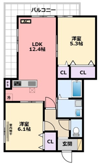 【間取り】 | 上甲子園廣和レジデンス