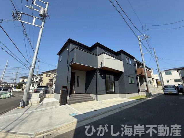 茅ヶ崎市松林2丁目　新築戸建　全10棟の前面道路含む現地写真|現地外観