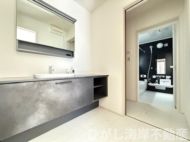 茅ヶ崎市松林2丁目　新築戸建　全10棟の脱衣所|脱衣スペース