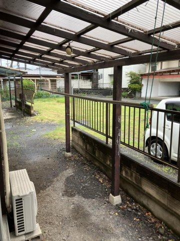 間ノ島一戸建賃貸アパートのバルコニー