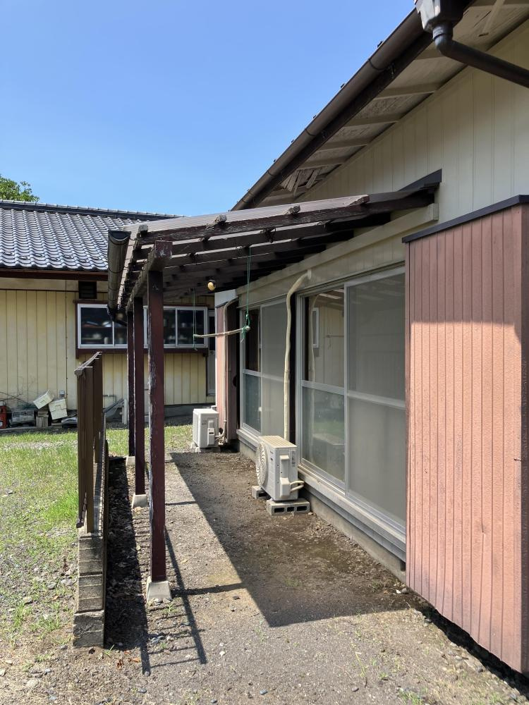 間ノ島一戸建賃貸アパートのバルコニー