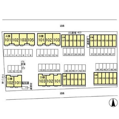 【区画図】 | リースランドＩＰ Ａ