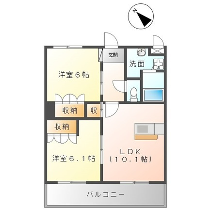 GENTLY麻生田の間取り