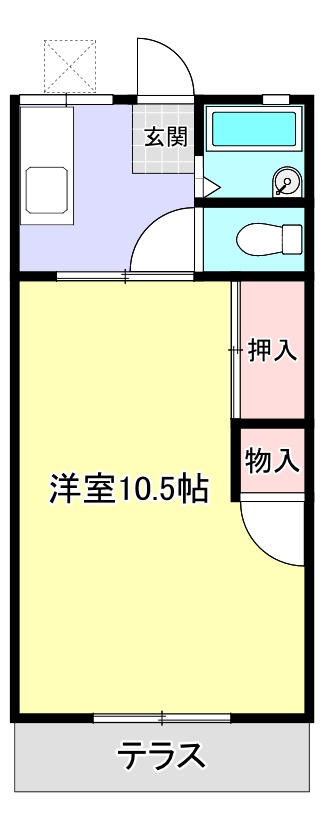 パナハイツスギトの間取り