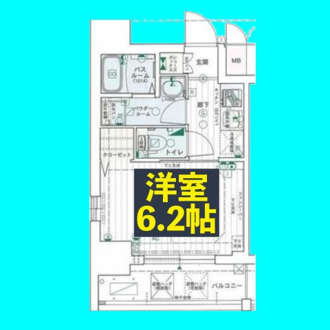エステムコート名古屋泉プラチナムゲートの間取り