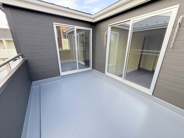 三郷市鷹野4丁目　新築戸建　全6棟　4号棟のバルコニー|同施工会社の参考写真になります。