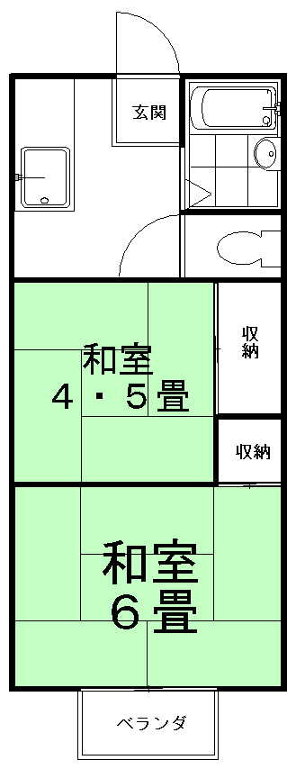 パナハイツ セキの間取り
