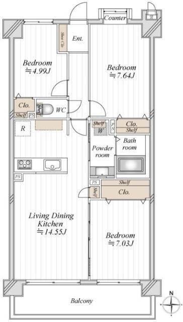 横浜市神奈川区菅田町の中古マンションの画像