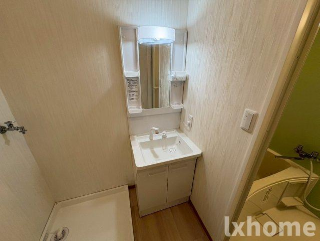 サークハイツの洗面所|脱衣スペースもあります