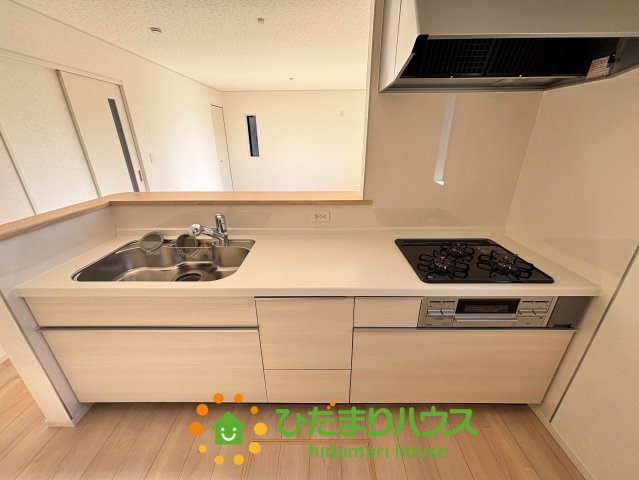 加須市水深第3　新築一戸建て　06　クレイドルガーデンのキッチン|シンプルデザイン！